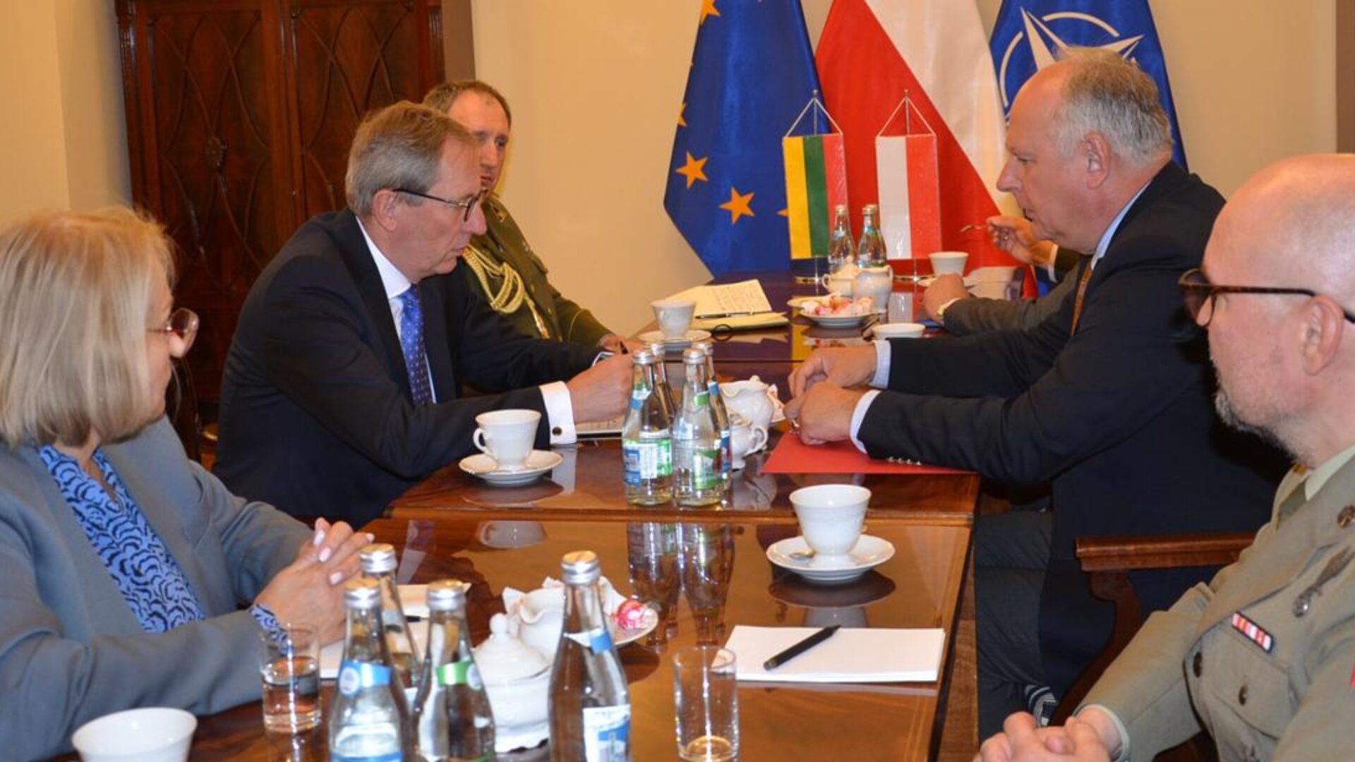 Spotkanie przedstawicieli Polski i Litwy. Fot. Gov.pl