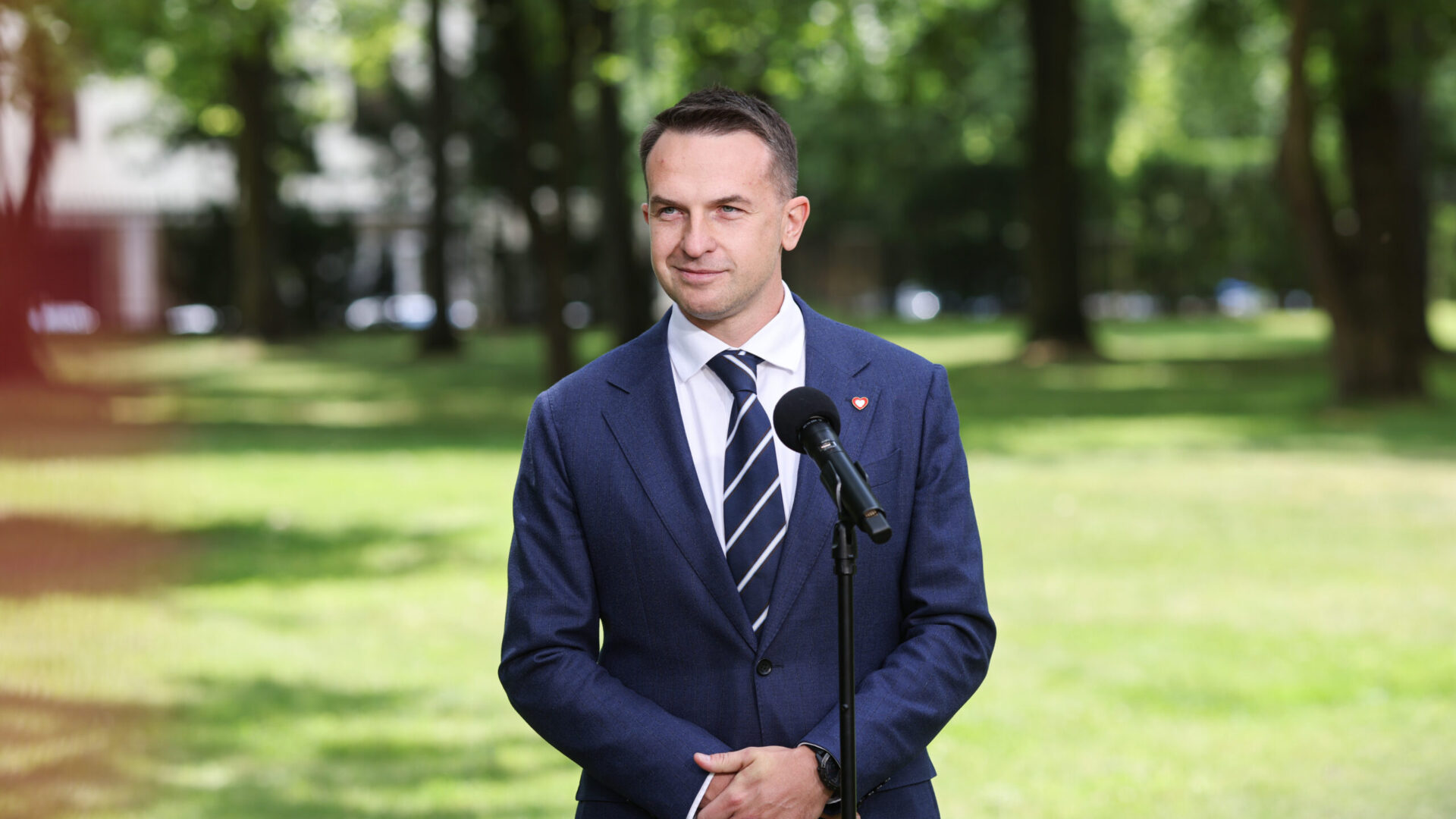 Rzecznik rządu Adam Szłapka. Fot. Gov.pl.